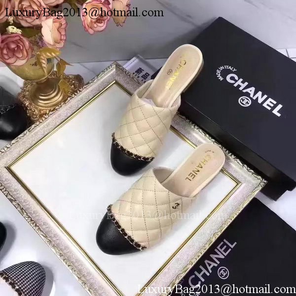 Chanel Sandal Leather CH2085 Apricot