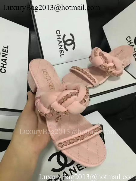 Chanel Sandal Leather CH2087 Pink