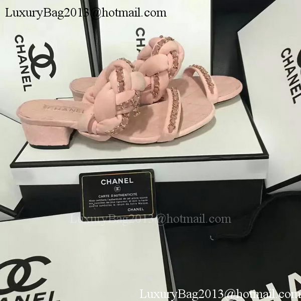 Chanel Sandal Leather CH2087 Pink