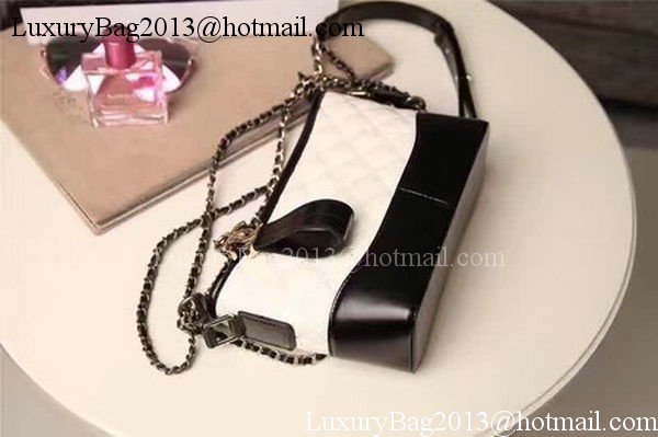 Chanel Small Shoulder Bag Sheepskin Leather A93825 White