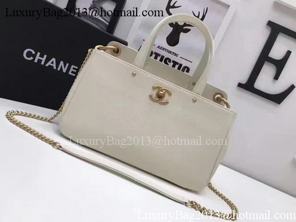 Chanel Tote Bag Original Leather A92993 White