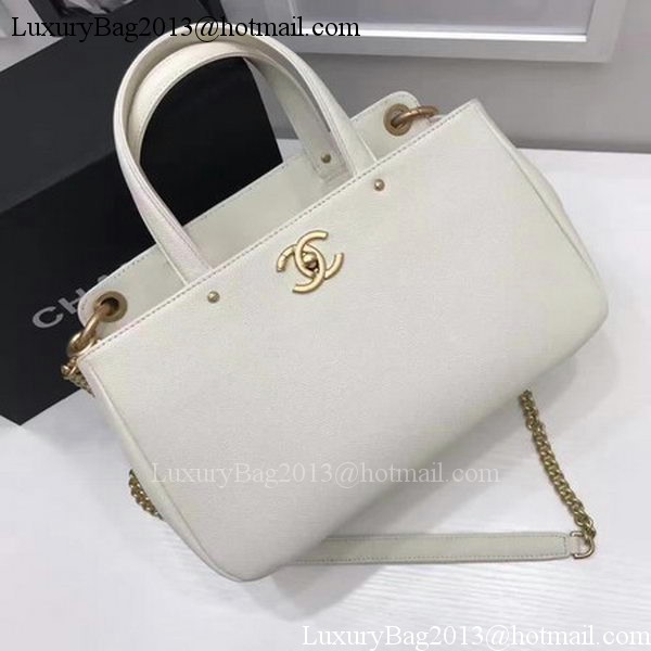 Chanel Tote Bag Original Leather A92993 White