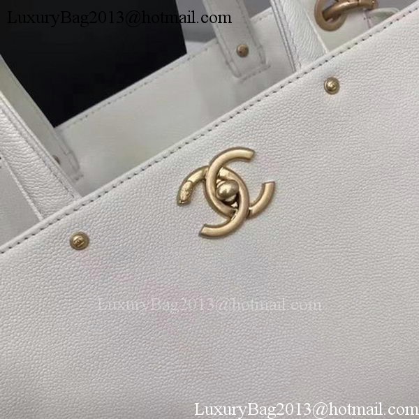 Chanel Tote Bag Original Leather A92993 White