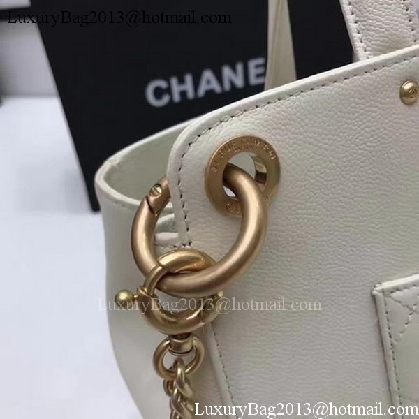 Chanel Tote Bag Original Leather A92993 White