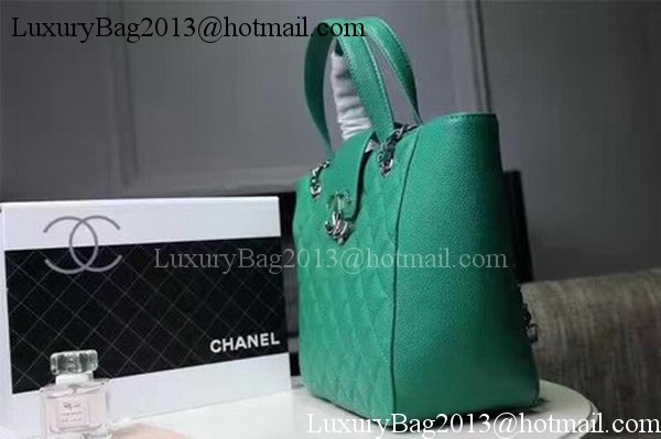 Chanel Tote Bag Sheepskin Leather A98665 Green