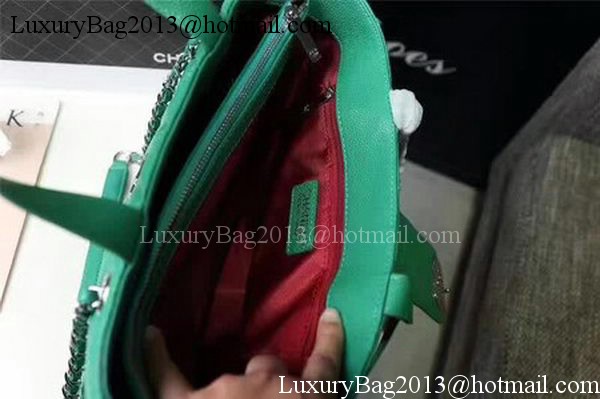 Chanel Tote Bag Sheepskin Leather A98665 Green