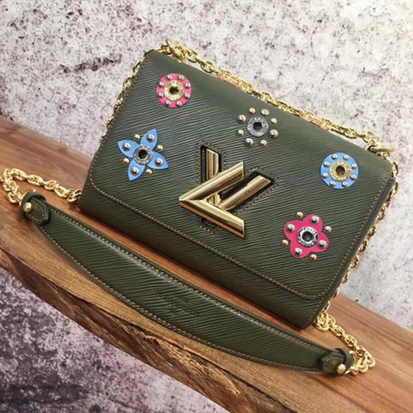 Louis Vuitton Epi Leather TWIST MM M54220 Green