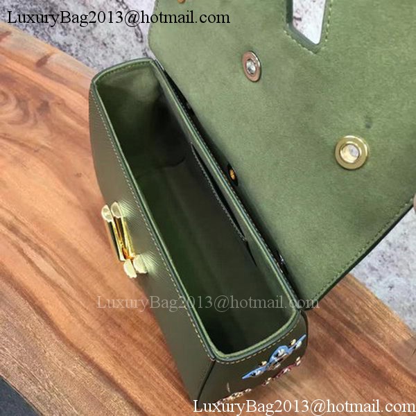 Louis Vuitton Epi Leather TWIST MM M54220 Green