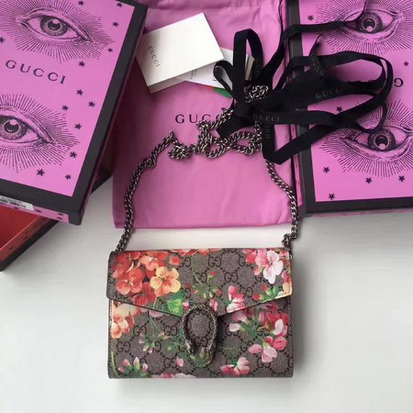 Gucci Dionysus Blooms Print mini Chain Bag 401231 Pink