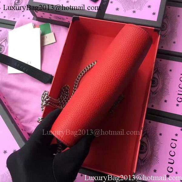 Gucci Dionysus Leather mini Chain Bag 401231 Red