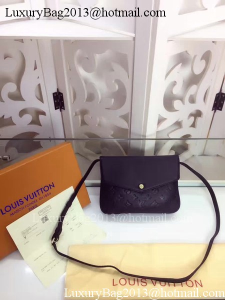 Louis Vuitton Monogram Empreinte POCHETTE FELICIE M50258 Black