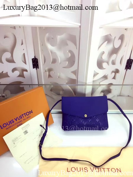 Louis Vuitton Monogram Empreinte POCHETTE FELICIE M50258 Blue