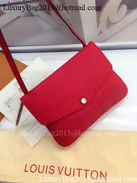 Louis Vuitton Monogram Empreinte POCHETTE FELICIE M50258 Dark Red