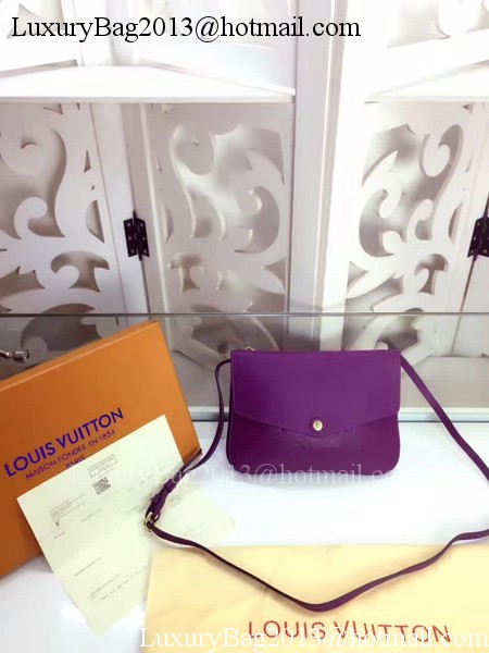 Louis Vuitton Monogram Empreinte POCHETTE FELICIE M50258 Purple