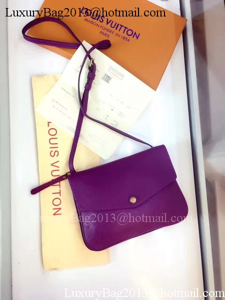 Louis Vuitton Monogram Empreinte POCHETTE FELICIE M50258 Purple