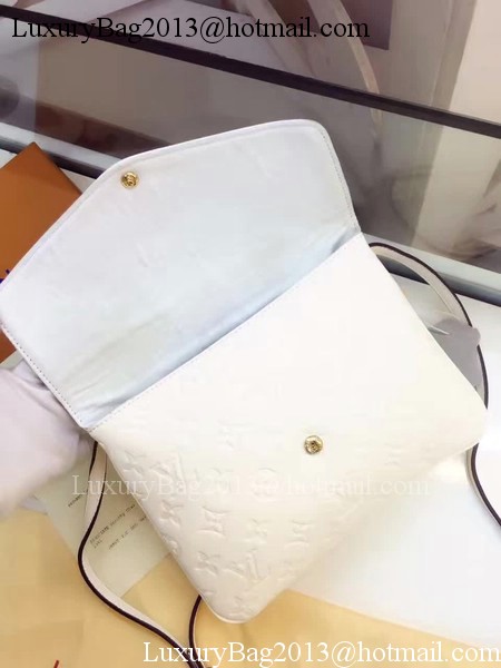 Louis Vuitton Monogram Empreinte POCHETTE FELICIE M50258 White