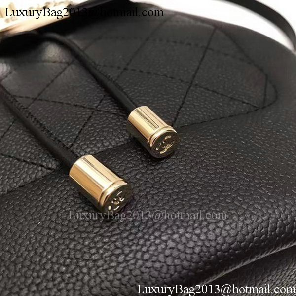 Chanel Calfskin Leather Backpack CHA2845 Black