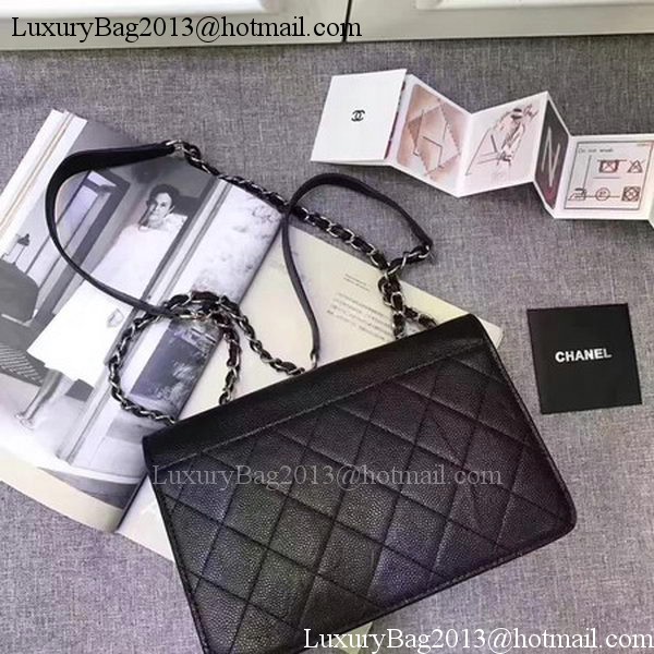 Chanel Flap Shoulder Bag Calfskin Leather A32781 Black