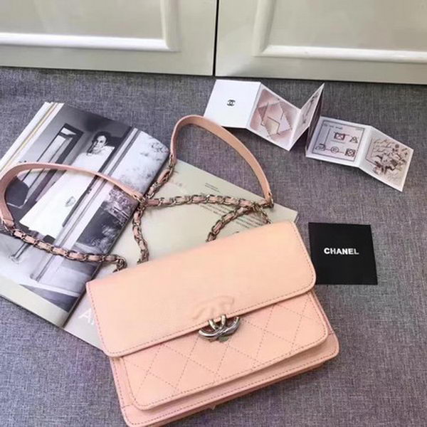 Chanel Flap Shoulder Bag Calfskin Leather A32781 Pink