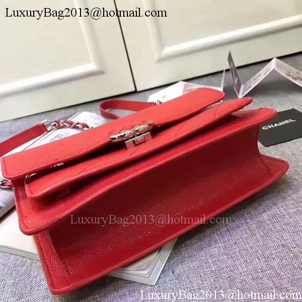 Chanel Flap Shoulder Bag Calfskin Leather A32781 Red