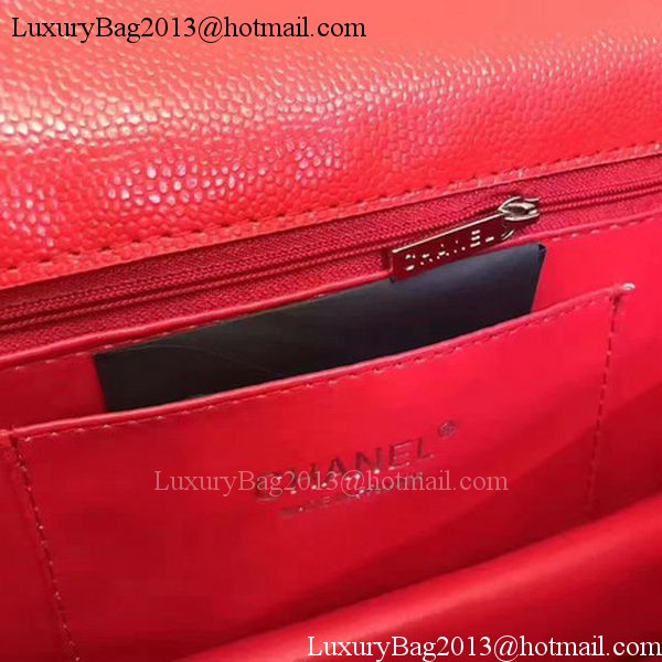 Chanel Flap Shoulder Bag Calfskin Leather A32781 Red