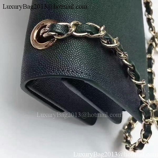 Chanel Flap Shoulder Bag Calfskin Leather CHA1811 Green