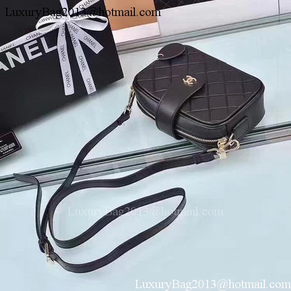 Chanel Shoulder Bag Calfskin Leather A33269 Black