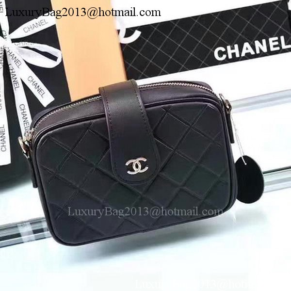 Chanel Shoulder Bag Calfskin Leather A33269 Black