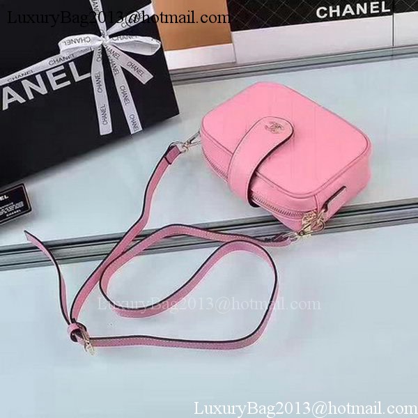 Chanel Shoulder Bag Calfskin Leather A33269 Pink