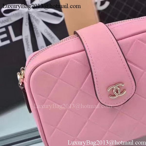 Chanel Shoulder Bag Calfskin Leather A33269 Pink