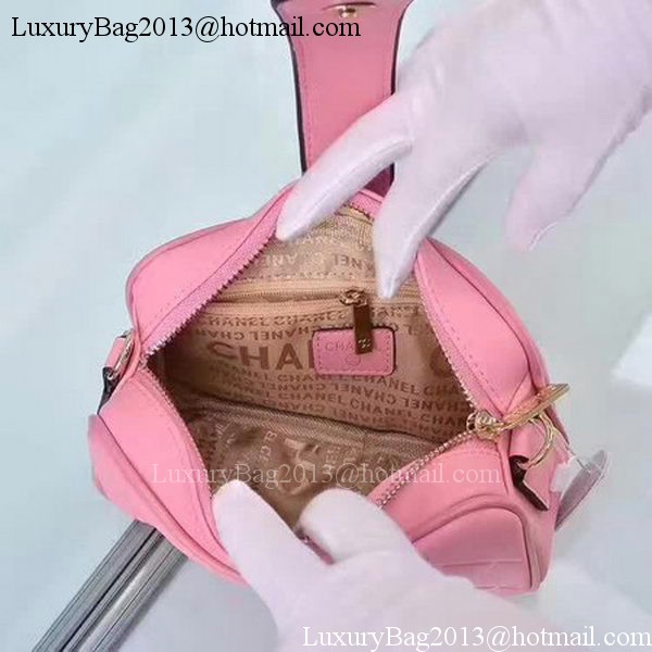 Chanel Shoulder Bag Calfskin Leather A33269 Pink