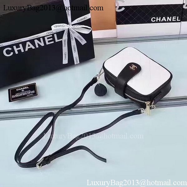 Chanel Shoulder Bag Calfskin Leather A33269 White