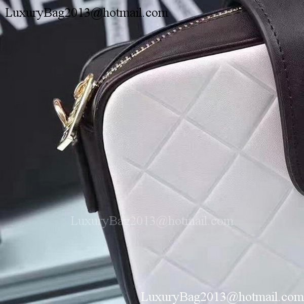 Chanel Shoulder Bag Calfskin Leather A33269 White