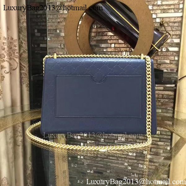 Gucci Padlock Series Gucci Signature Shoulder Bag 409486 Royal