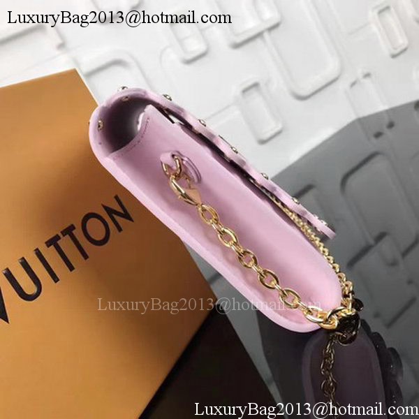 Louis Vuitton Calfskin Leather LOUISE MM M54584 Pink