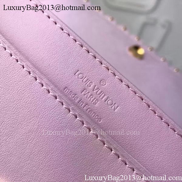 Louis Vuitton Calfskin Leather LOUISE MM M54584 Pink