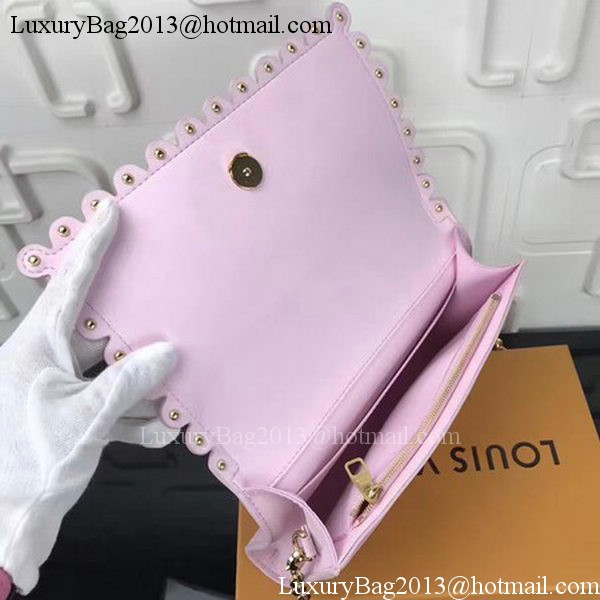 Louis Vuitton Calfskin Leather LOUISE MM M54584 Pink