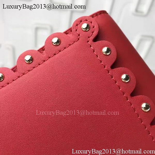 Louis Vuitton Calfskin Leather LOUISE MM M54584 Red