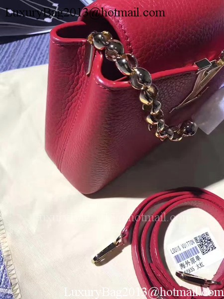 Louis Vuitton originalElegant Capucines Bags M42935 Red