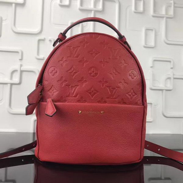 Louis Vuitton Monogram Empreinte SORBONNE BACKPACK M44016 Red