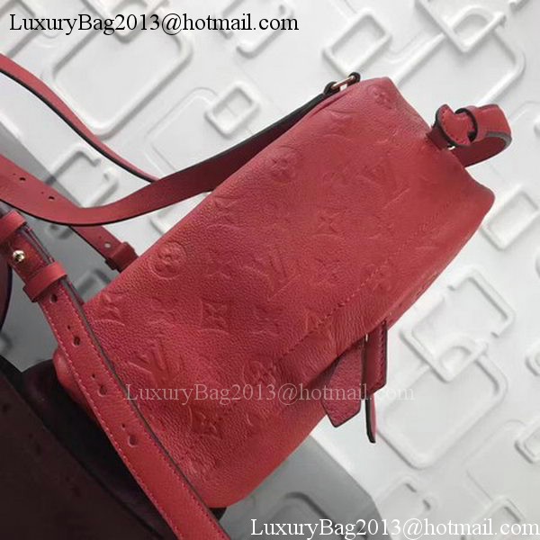 Louis Vuitton Monogram Empreinte SORBONNE BACKPACK M44016 Red