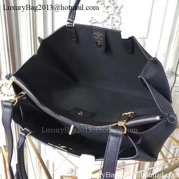 Louis Vuitton Soft Calfskin LOCKMETO M54572 Black