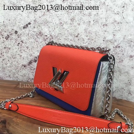 Louis Vuitton Epi Leather TWIST MM M42359 Orange&Blue