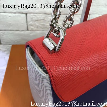 Louis Vuitton Epi Leather TWIST MM M42359 Red&Blue