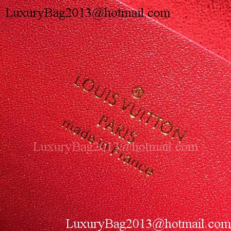 Louis Vuitton Leather Evening Bag LOVE NOTE M54501 Red