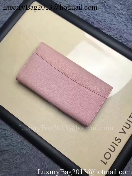 Louis Vuitton Monogram Flowers CAPUCINES WALLET M64102 Pink