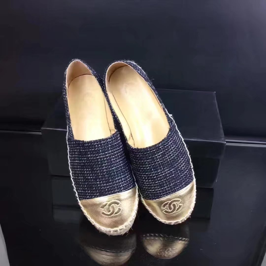 Chanel Casual Shoes Leather CH2141 Royal