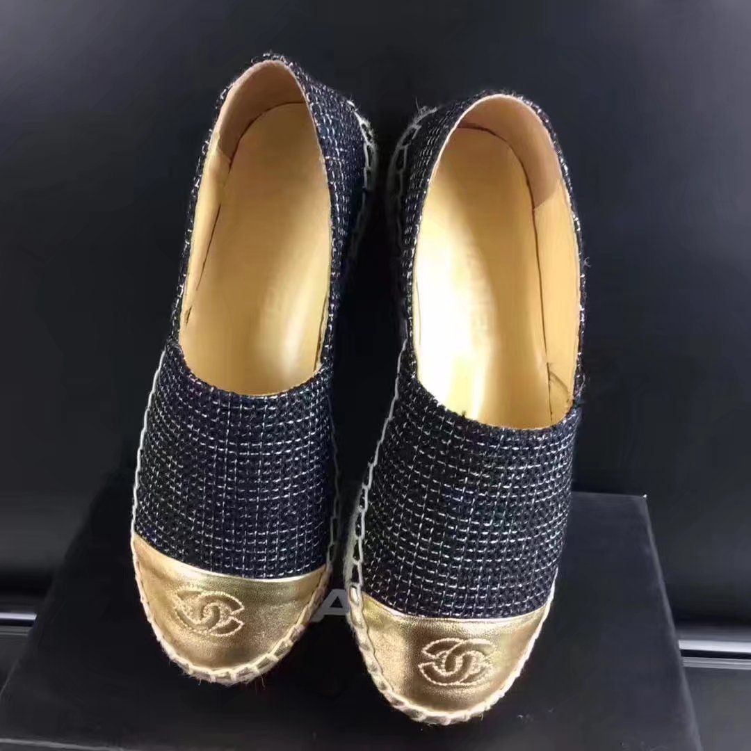 Chanel Casual Shoes Leather CH2141 Royal