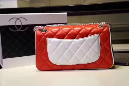 Chanel Classic Flap Bag Sheepskin Leather A93692 Red