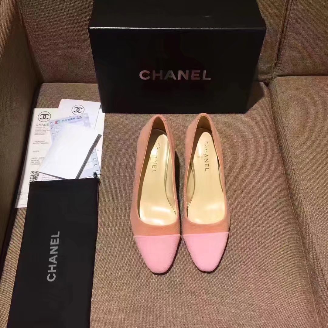 Chanel Pump Leather CH2146 Pink